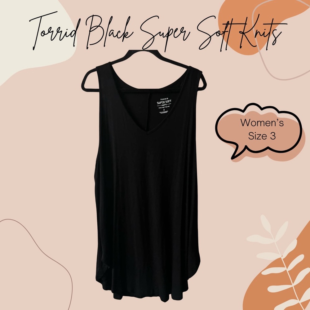 Torrid Tunic Super Soft V-Neck Tunic Tank